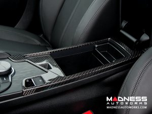 Alfa Romeo Giulia Center Console Cover Trim - Carbon Fiber - Pre '20 Models Alfa Romeo Giulia Center Console Cover Trim - Carbon Fiber - Pre '20 Models